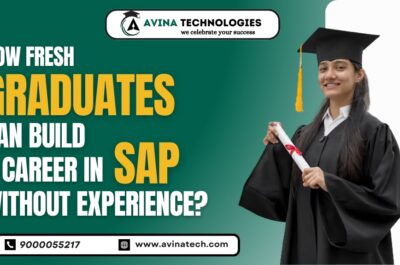 SAP career for fresh graduates without experience