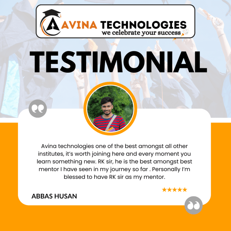 Avina Technologies Students Testimonials on SAP