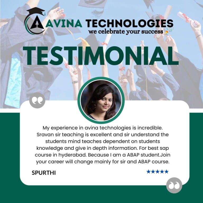 Avina website Testimonial